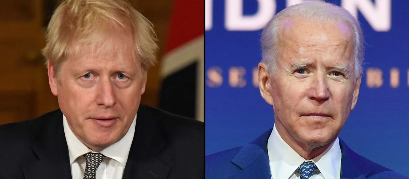 Τηλεφωνική επικοινωνία για Μ.Τζόνσον και Τ.Μπάιντεν - Συζήτησαν για τον κορωνοϊό